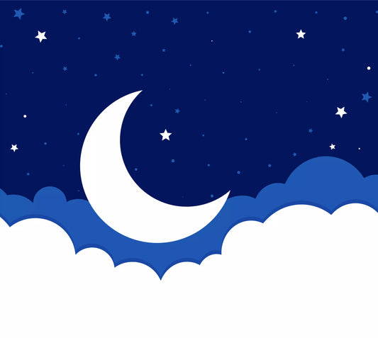 lune ciel nuit