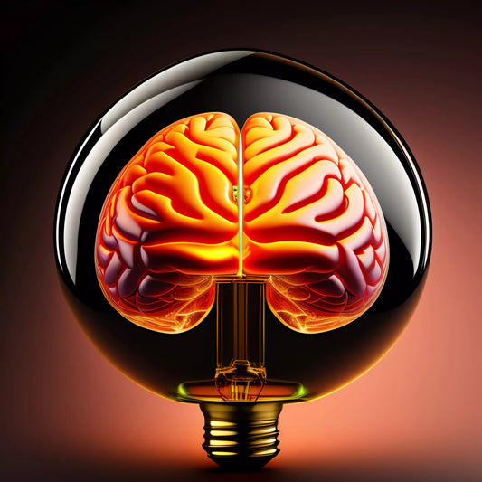 cerveau lumière ampoule