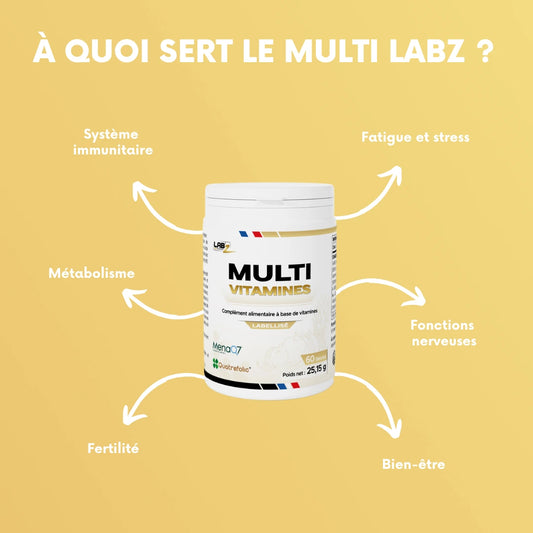 Multivitamines 60Vcaps - Labz-Nutrition