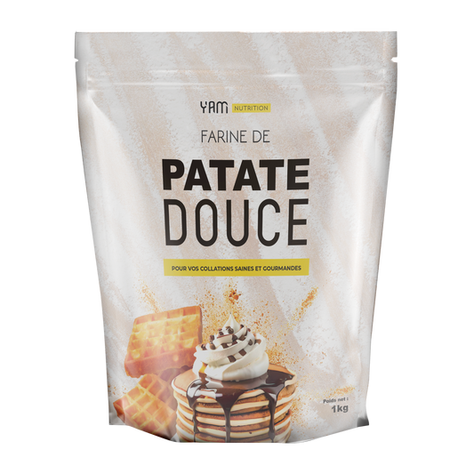 Farine de patate douce Blanche - 1000g YAM Nutrition