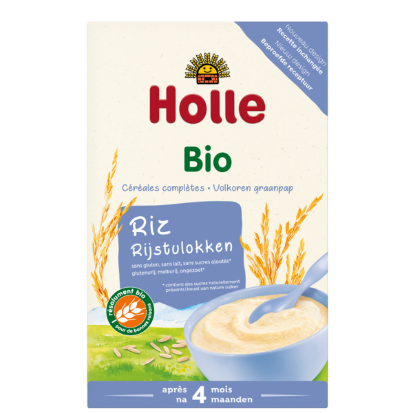 Crème de riz bébé BIO - Holle 250g – LabzNutrition