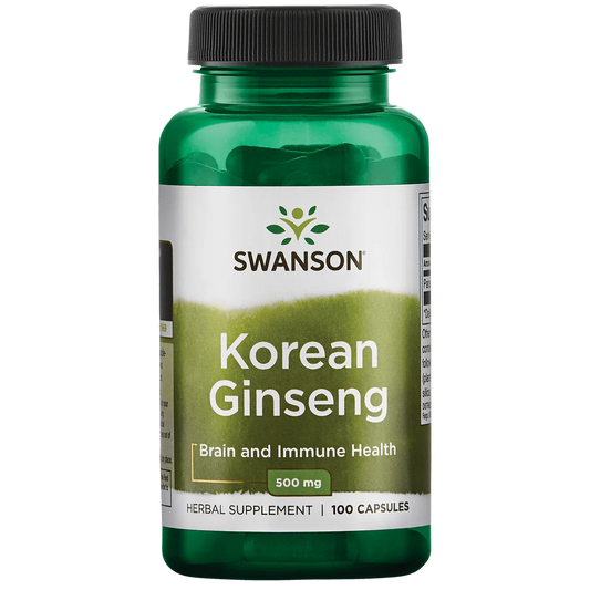 Ginseng Coréen - 500mg - 100caps Swanson