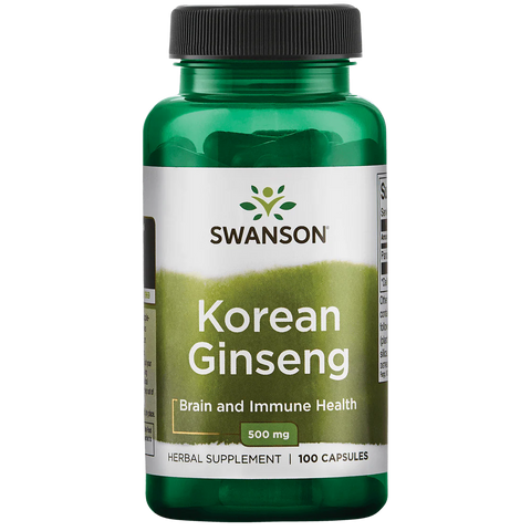 Ginseng Coréen - 500mg - 100caps Swanson