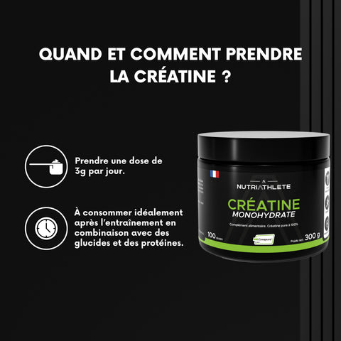 Créatine Creapure® 300g - NUTRIATHLETE