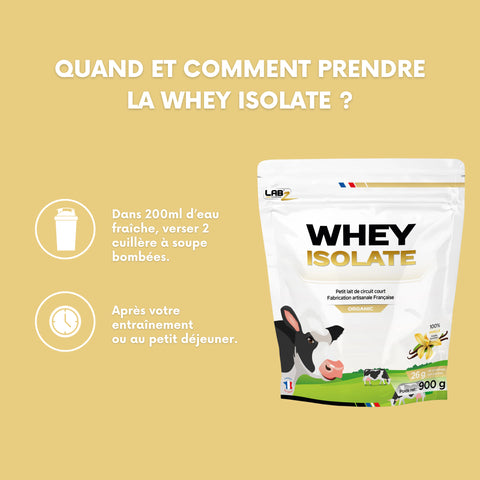 Organic Whey Isolate - Labz-Nutrition 900g