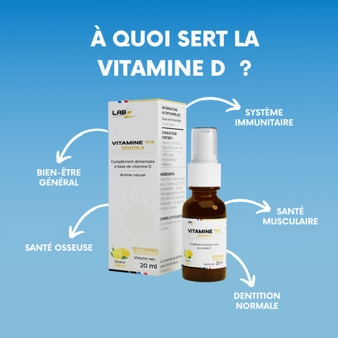 Vitamine D3 2000UI Spray Labz-Nutrition