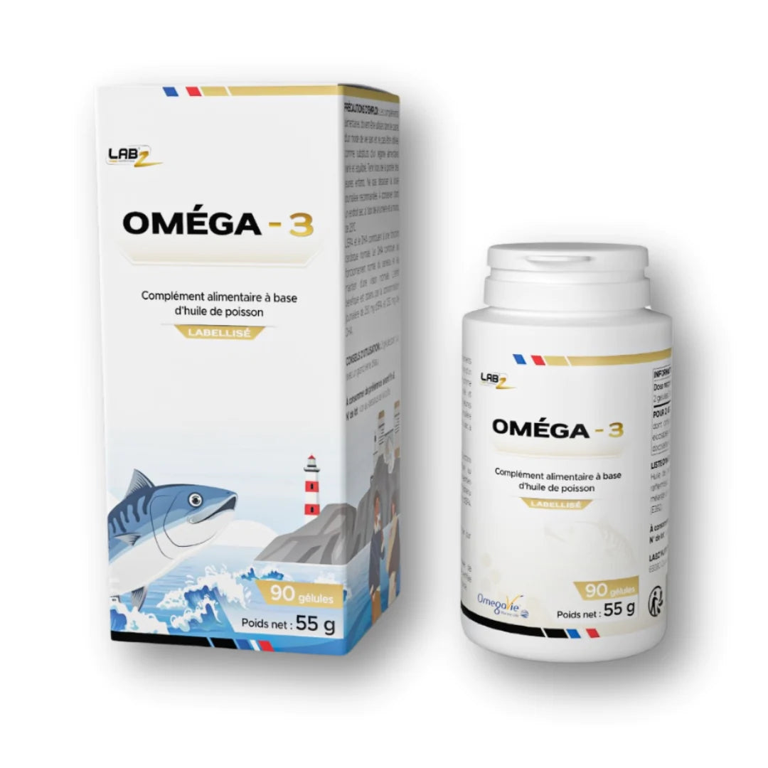 Oméga-3 OmegaVie® Labz-Nutrition - 90 gélules