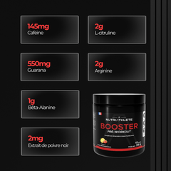 Booster Pre-Workout 315g - NUTRIATHLETE