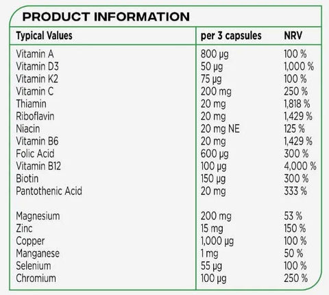 Nexgen PRO Reflex Nutrition Multivitamins - 90 caps