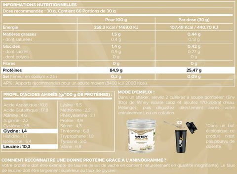 Whey Isolate - Labz-Nutrition 2000g