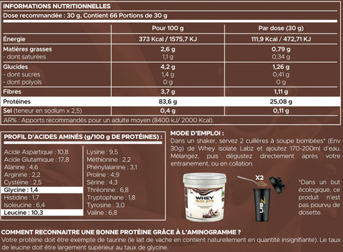 Whey Isolate - Labz-Nutrition 2000g