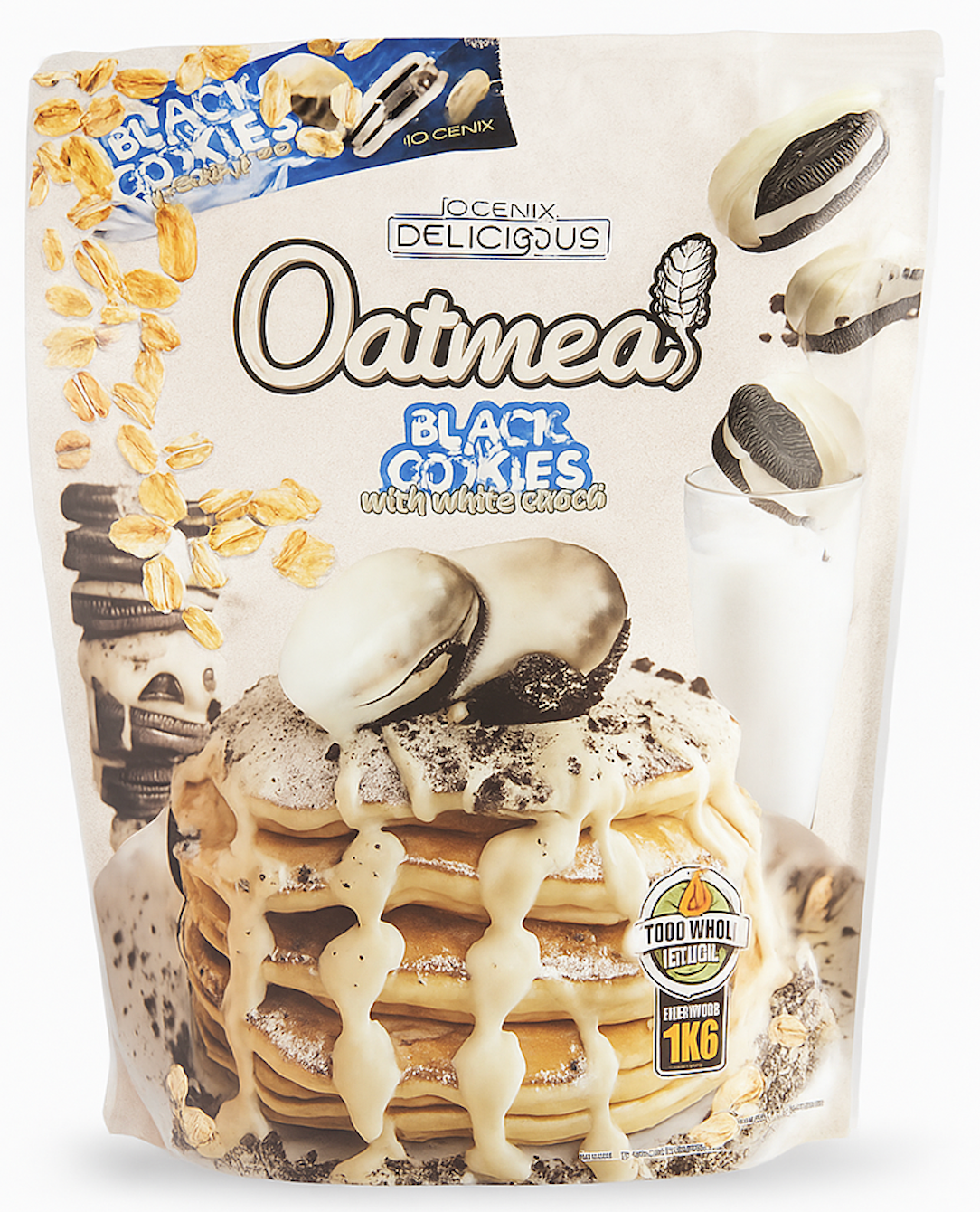 Farine d'avoine aromatisée DELICIOUS - 1kg IoGenix