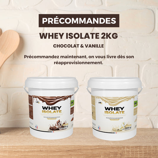 Whey Isolate Artisanale - Labz Nutrition 2000g - Précommandes