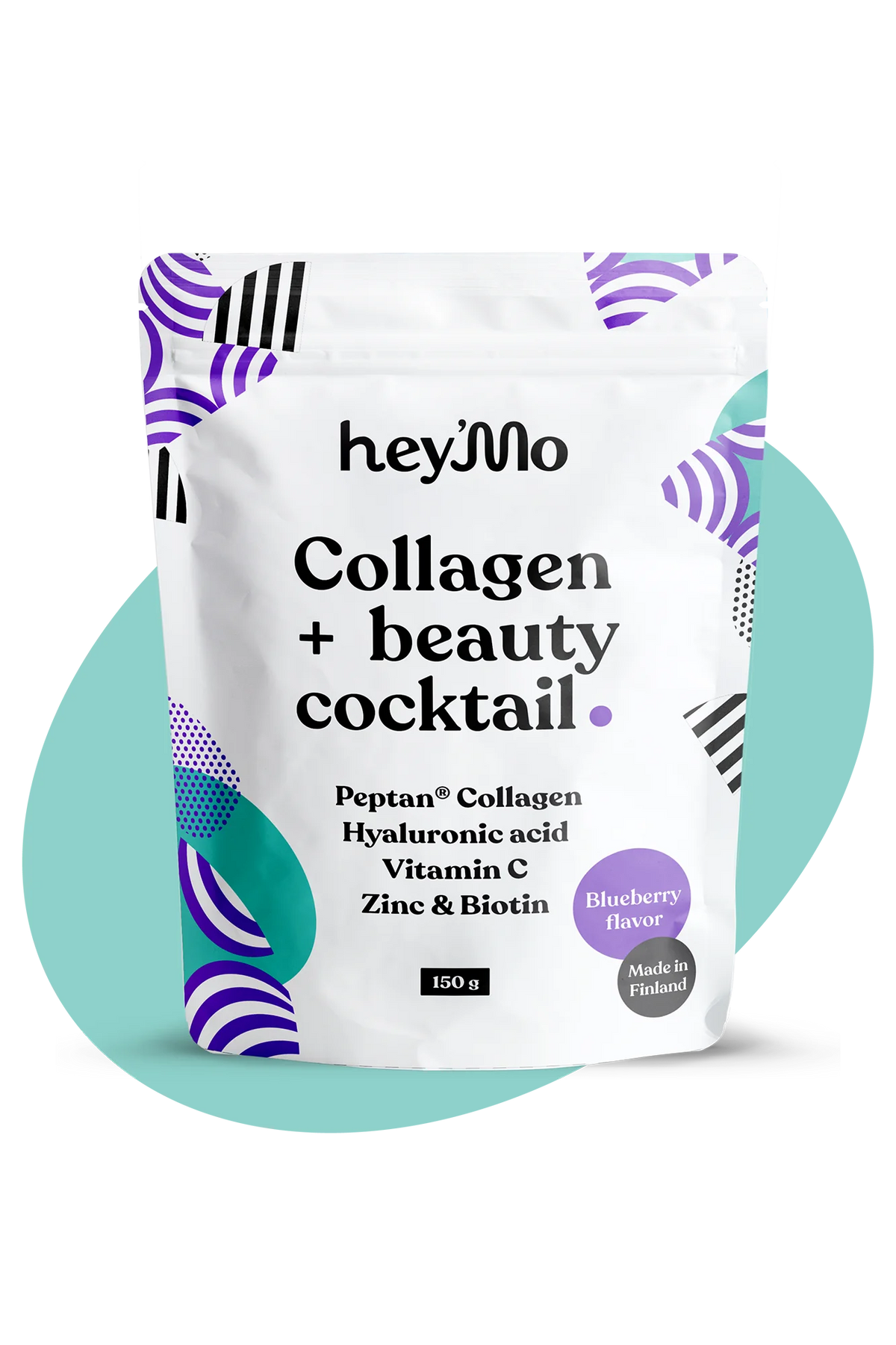 Collagen Peptan ® + Beauty Cocktail Myrtille – Hey'Mo 150g