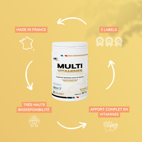 Multivitamines 60Vcaps - Labz-Nutrition