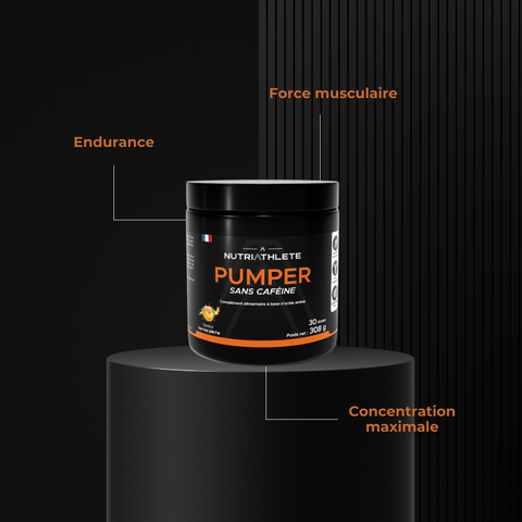 PUMPER (Sans caféine)  308g - NUTRIATHLETE