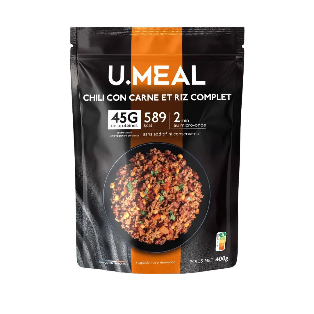 Chili con carne protéiné - 400g - U.MEAL