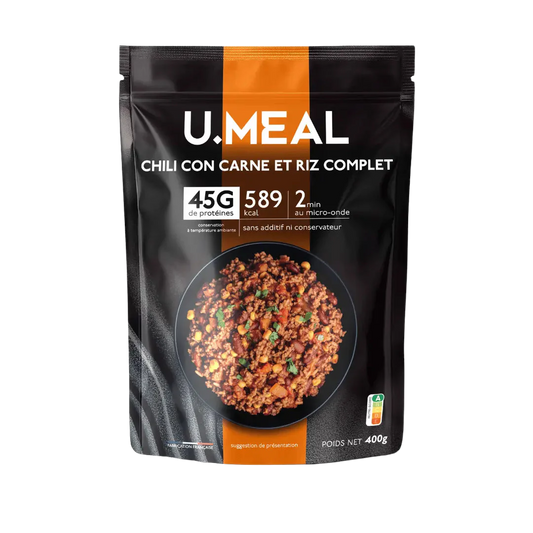 Chili con carne protéiné - 400g - U.MEAL