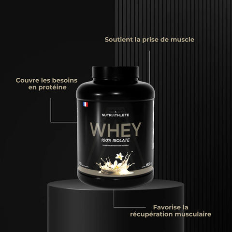 Whey 100% Isolate - NUTRIATHLETE 1,8kg