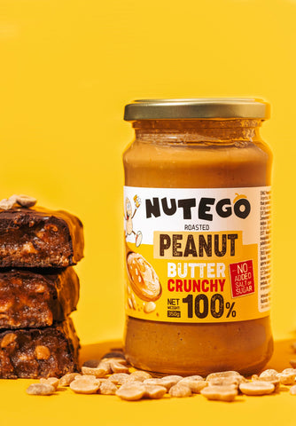 Beurre de cacahuète 100% crunchy - 350g - NUTEGO
