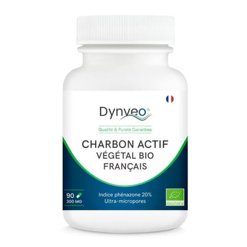 Charbon Actif Bio Français - Dynveo 90Vcaps