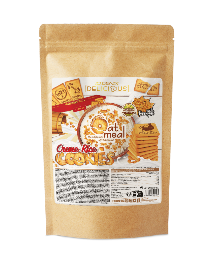 Farine d'avoine aromatisée DELICIOUS - 1kg IoGenix