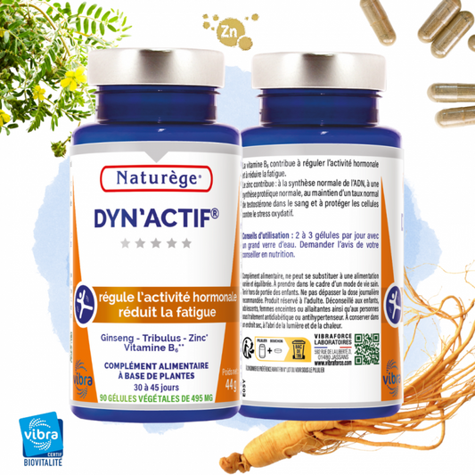 DYN'ACTIF - Energie Tonus Vitalité - Naturège - 45g