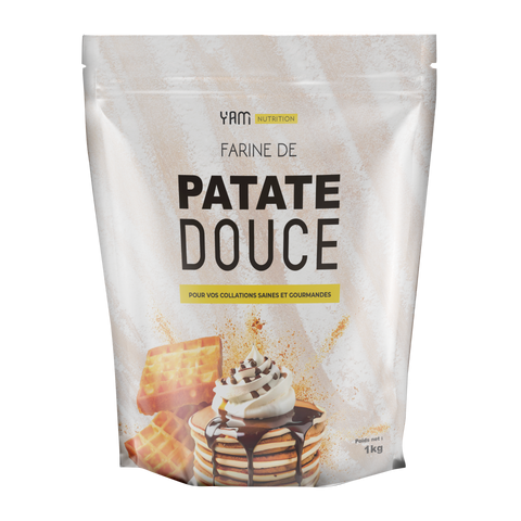 Farine de patate douce Blanche - 1000g YAM Nutrition