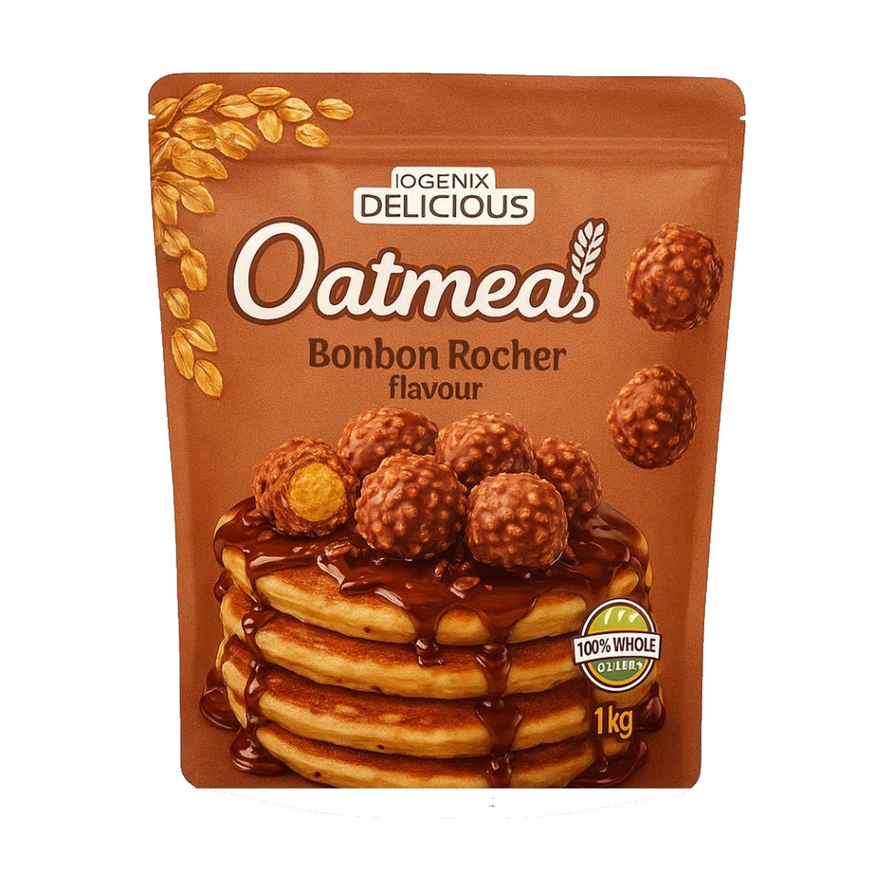 Farine d'avoine aromatisée DELICIOUS - 1kg IoGenix
