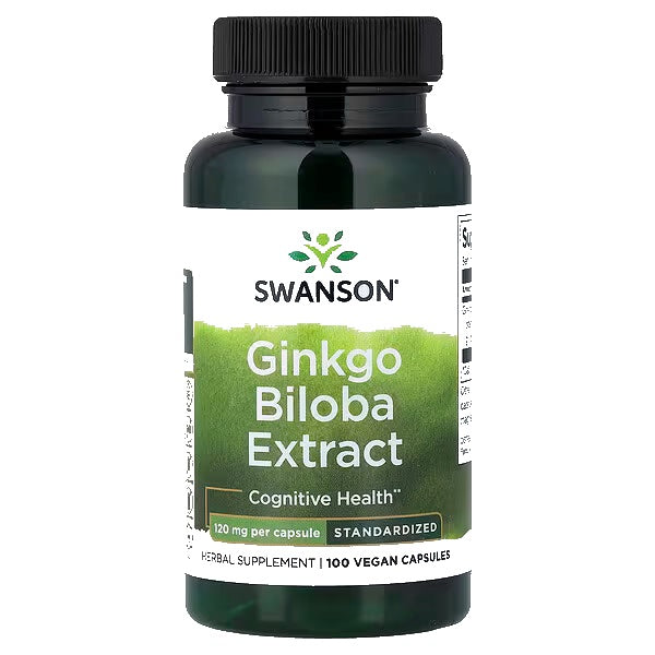 Ginkgo Biloba - 100 Caps Swanson