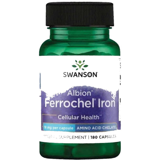 Fer Bisglycinate Ferrochel® Swanson - 180caps