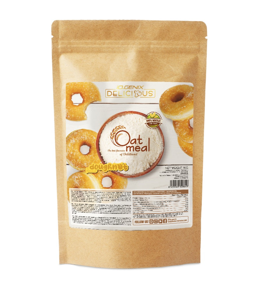 Farine d'avoine aromatisée DELICIOUS - 1kg IoGenix