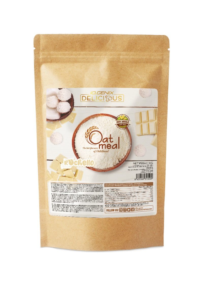 Farine d'avoine aromatisée DELICIOUS - 1kg IoGenix