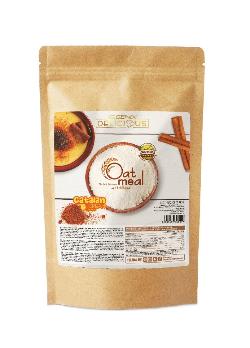 Farine d'avoine aromatisée DELICIOUS - 1kg IoGenix