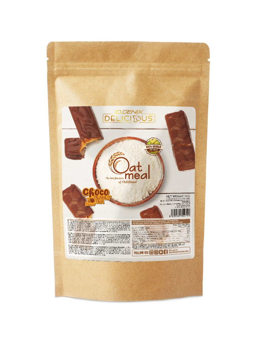 Farine d'avoine aromatisée DELICIOUS - 1kg IoGenix