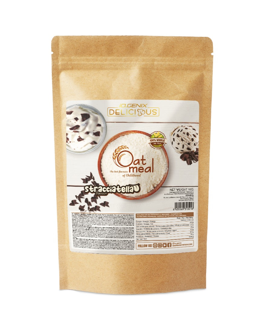 Farine d'avoine aromatisée DELICIOUS - 1kg IoGenix