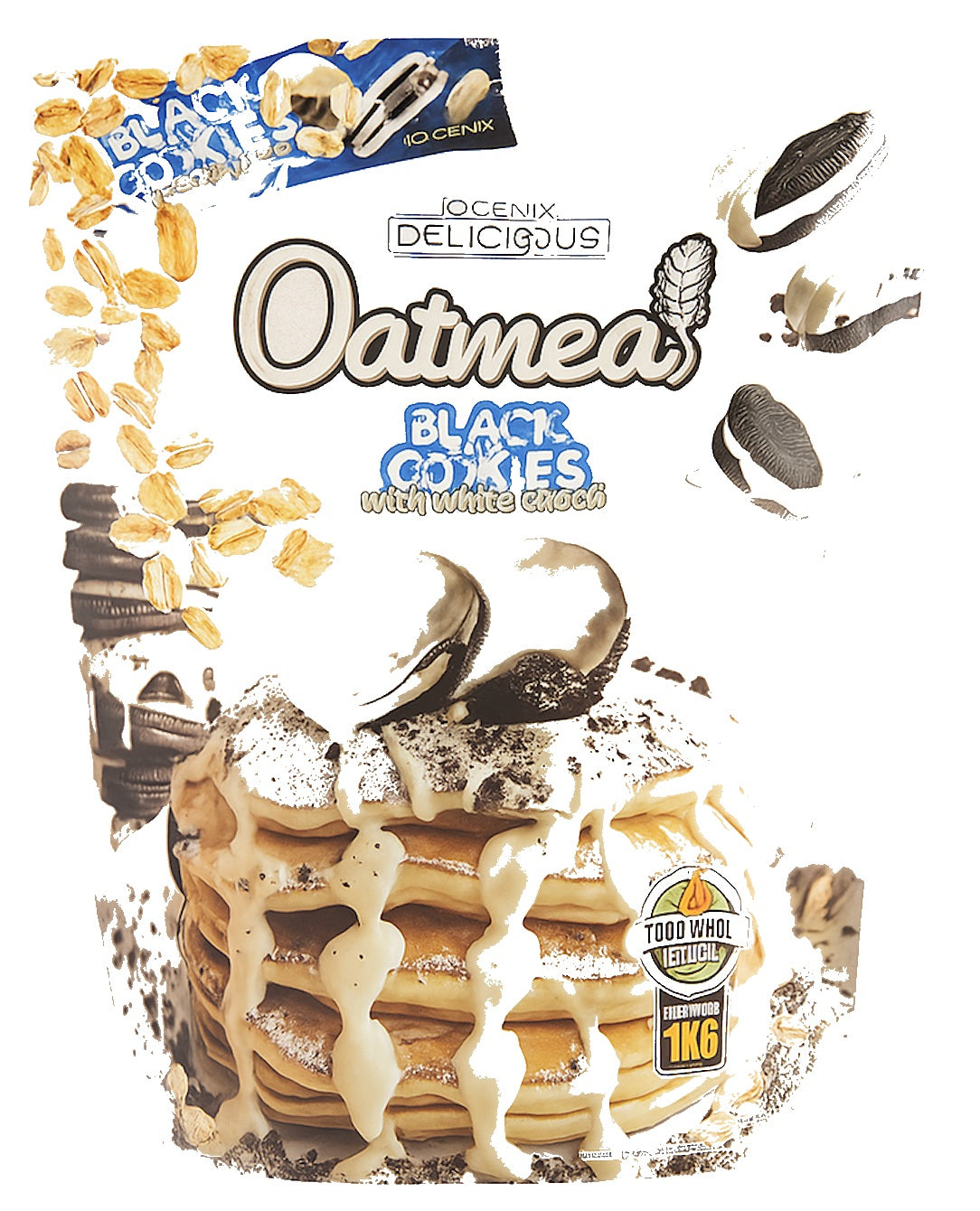 Farine d'avoine aromatisée DELICIOUS - 1kg IoGenix