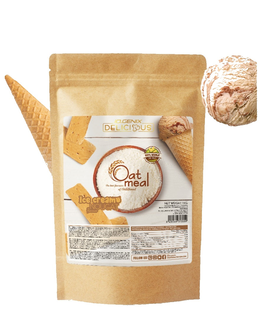Farine d'avoine aromatisée DELICIOUS - 1kg IoGenix