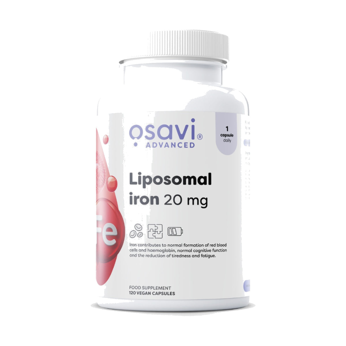 Fer Liposomal 20mg Liposovit®-Fe - Osavi 60Vcaps