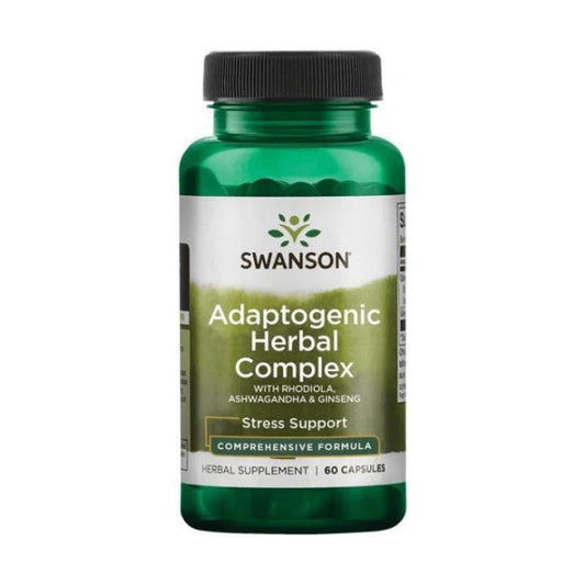 Complexe adaptogène à base de plantes Swanson - 60 caps