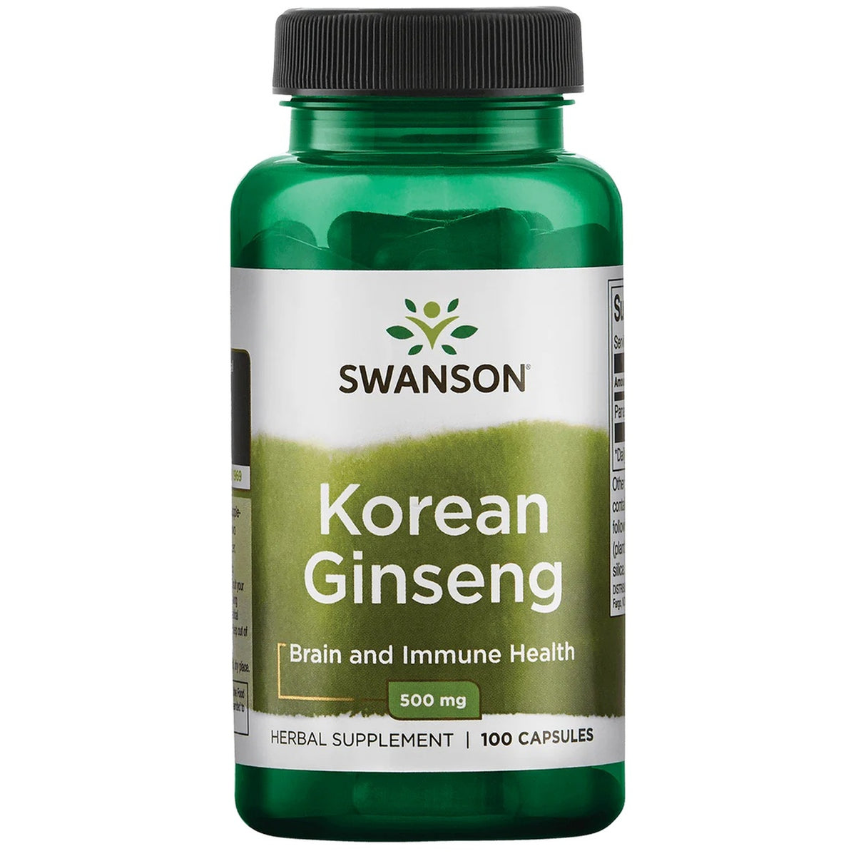 Ginseng Coréen - 500mg - 100caps Swanson