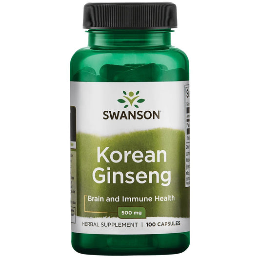 Ginseng Coréen - 500mg - 100caps Swanson