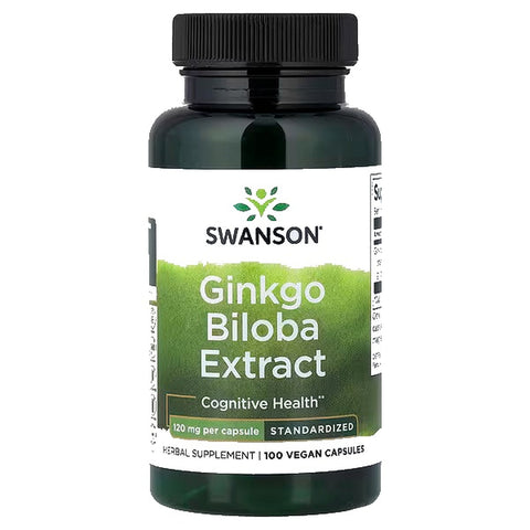 Ginkgo Biloba - 100 Caps Swanson