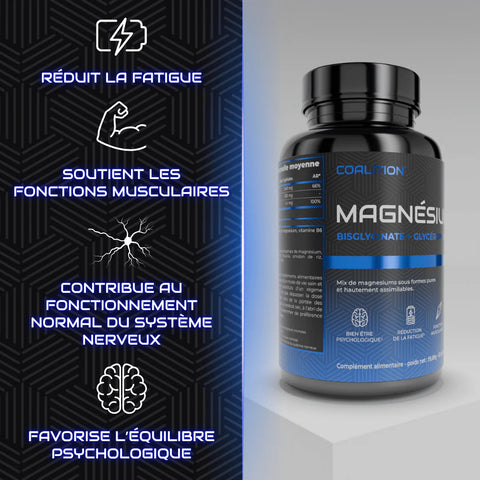 Magnésium Bisglycinate + Glycerophosphate - Coalition