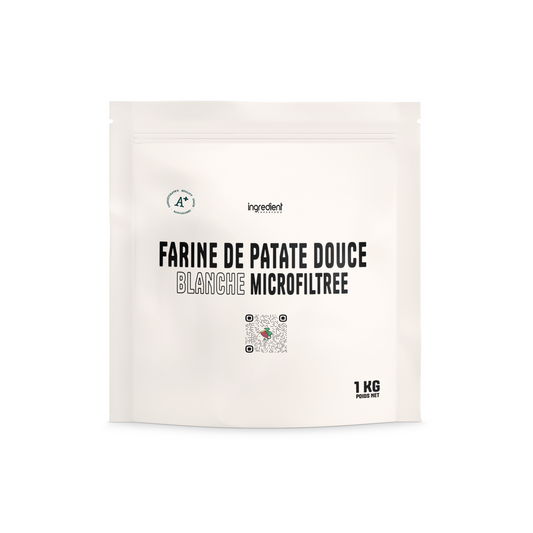 Farine de patate douce Blanche Microfiltrée - 1000g Ingredient Superfood