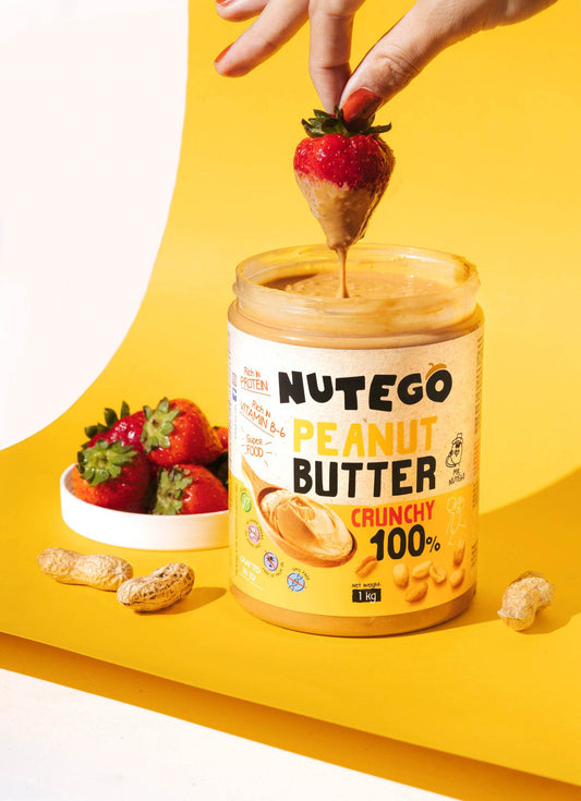 Beurre de cacahuète 100% crunchy - 350g - NUTEGO