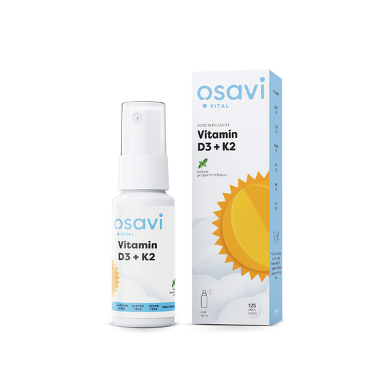 Vitamine D3+K2 Oralspray 125doses - Osavi