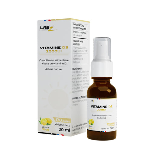 Vitamine D 2000UI Spray Labz-Nutrition - 170doses